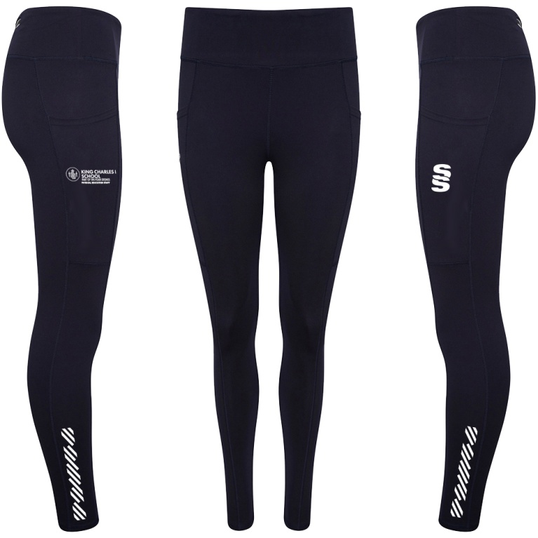 Performance Full Length Leggings : Navy