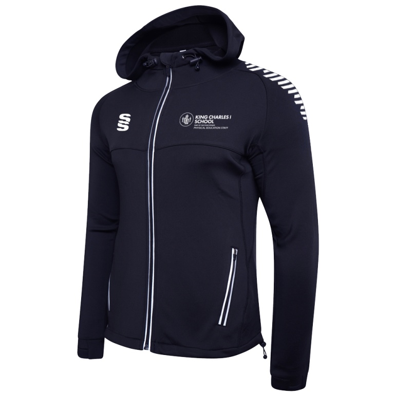 Dual Full Zip Hoody : Navy