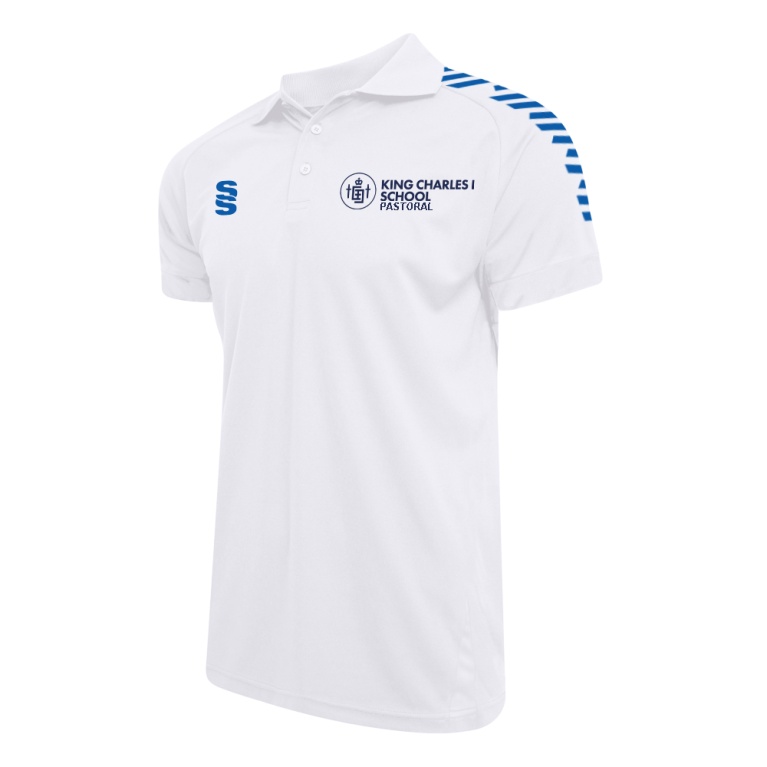 Pastoral - Women's Dual Solid Colour Polo : White