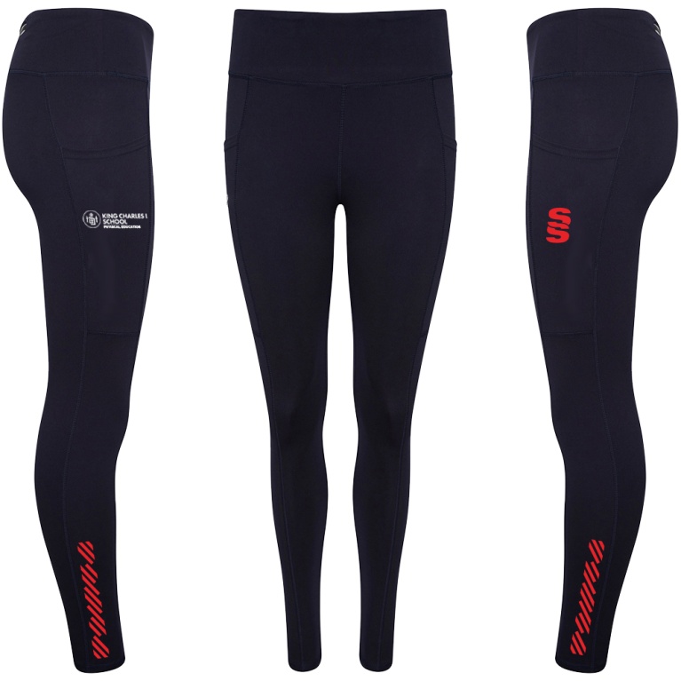 Performance Full Length Leggings : Navy