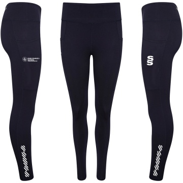 Performance Full Length Leggings : Navy