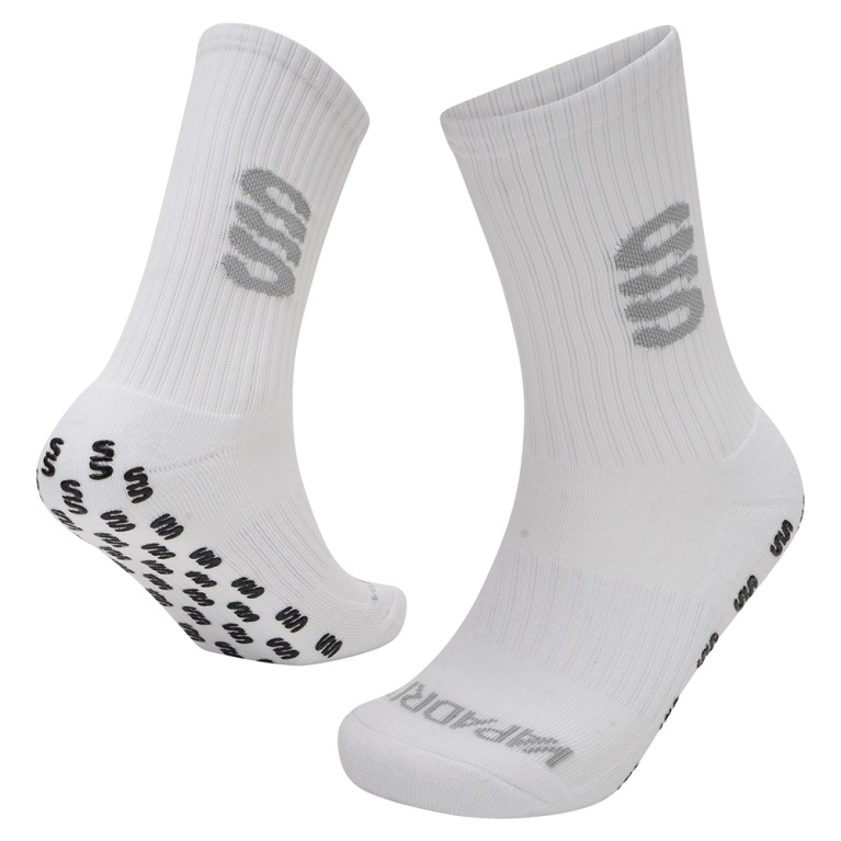 Pastoral - Quarter Gripper Sock : White